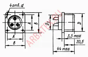 СШРГ48П26ЭГ3 розетка фото фото 3 СШРГ48П26ЭГ3 розетка Разъемы ШР, СШР фото фото 3