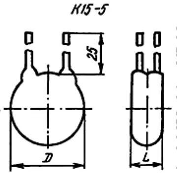 К15-5 3кВ 3300 пф фото 3