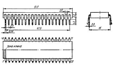 КР1810ВМ86 микросхема фото 2