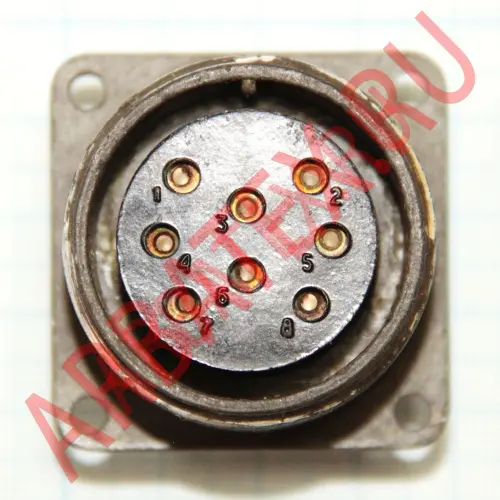 ШР32П8ЭГ2 розетка фото фото 3 ШР32П8ЭГ2 розетка Разъемы ШР, СШР фото фото 3