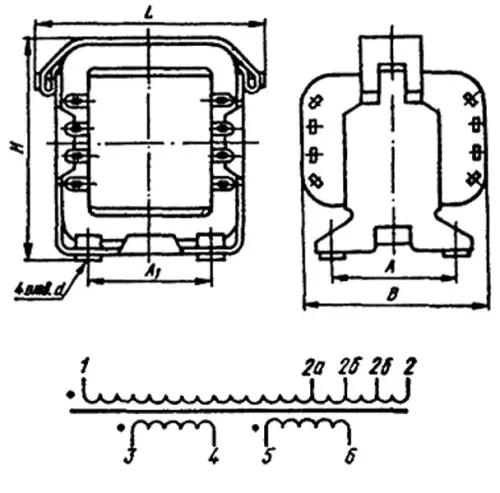 ТН70-115-400В трансформатор фото 3 ТН70-115-400В трансформатор фото 3