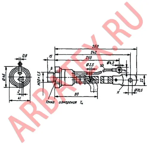 Т15-160-09-432 тиристор фото 3 Т15-160-09-432 тиристор фото 3