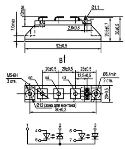 МТОТО4-80-11 силовой модуль фото 3 МТОТО4-80-11 силовой модуль фото 3