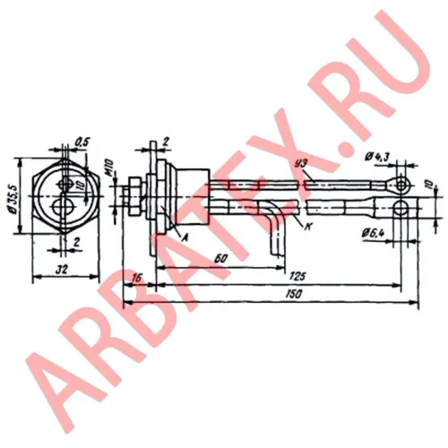 Т25-9 тиристор фото 3