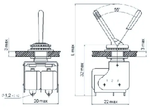 ПТ8-10В тумблер фото 3