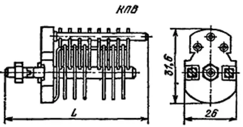 КПВ-75 300в 5/75 пф фото 3 КПВ-75 300в 5/75 пф фото 3