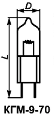 КГМ-9-70 лампа накаливания фото 5 КГМ-9-70 лампа накаливания фото 5