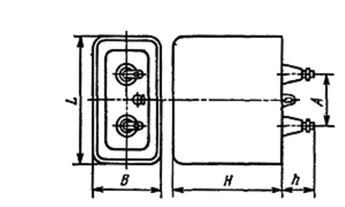 К41-1А 6,3кВ 0,25 мкф фото 3