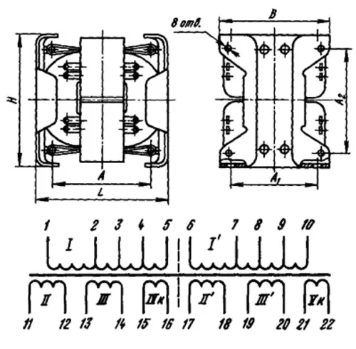ТА196-127/220-50В трансформатор фото 3