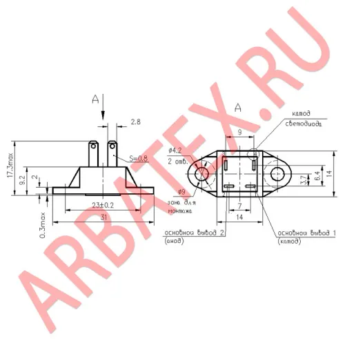 ТСО115-10-10 оптотиристор фото 3 ТСО115-10-10 оптотиристор фото 3