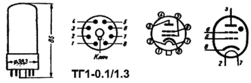 ТГ1-0.1/1.3 тиратрон фото 3